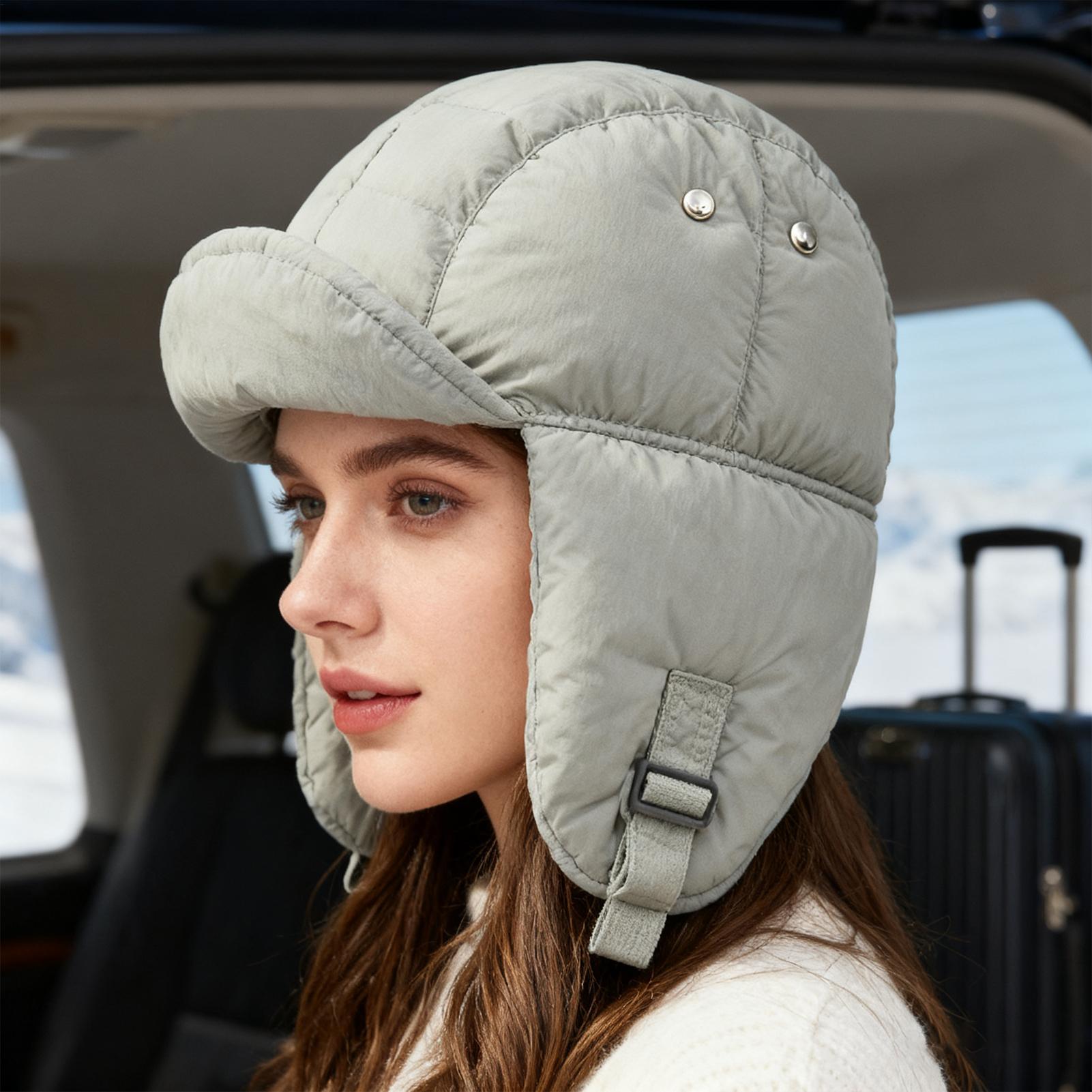 Trapper Hat Warm Headwear With – обзор и цена Trapper Hat Ear Flap
