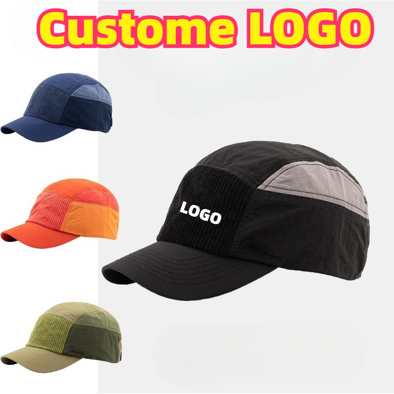 Custom Embroidered Logo Color  – обзор и цена Corduroy Cap 5 Panel