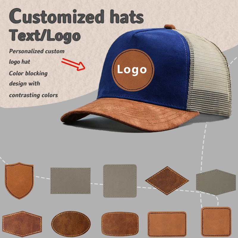 Leather Label Custom Logo Five – обзор и цена Baseball Cap Structured