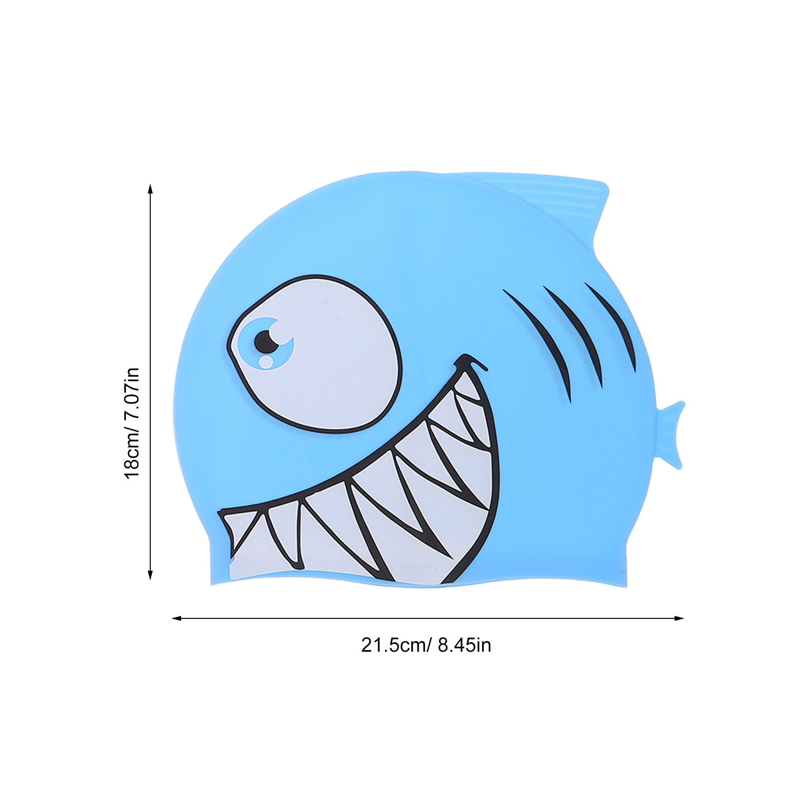 2Pcs Kids Fish Pattern Silicon – обзор и цена Swim Hat Silicone