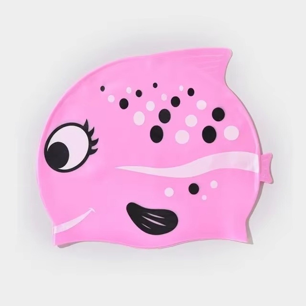 Cute Elastic Children's Swimmi – обзор и цена Swim Hat Silicone