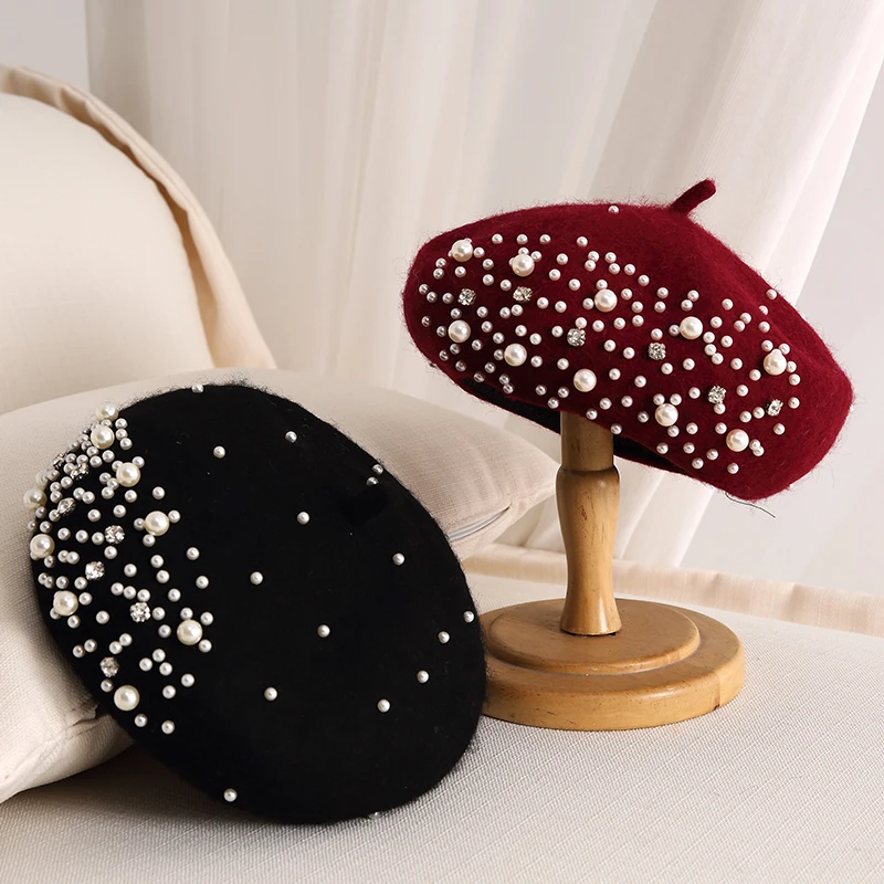 2024 Winter Wool Beret with Rh – обзор и цена Beret French Wool