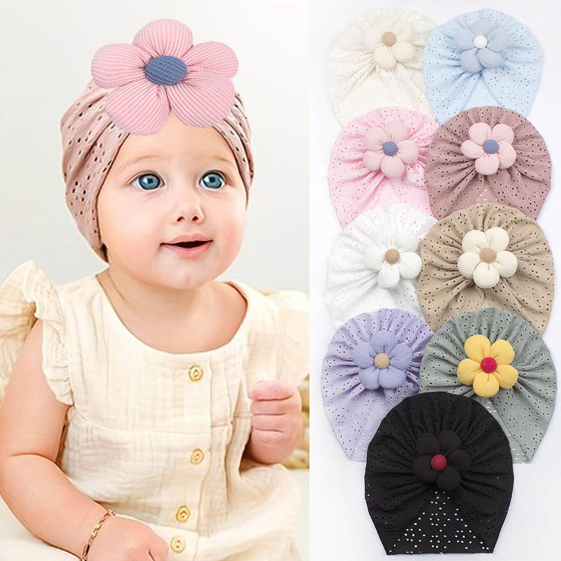 3D Flower Baby Turban Cap Summ – обзор и цена Dad Hat Cotton
