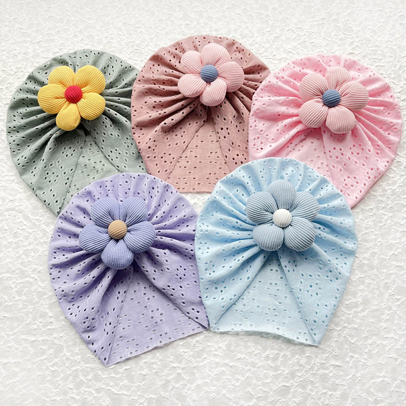 3D Flower Baby Turban Cap Summ – обзор и цена Dad Hat Cotton