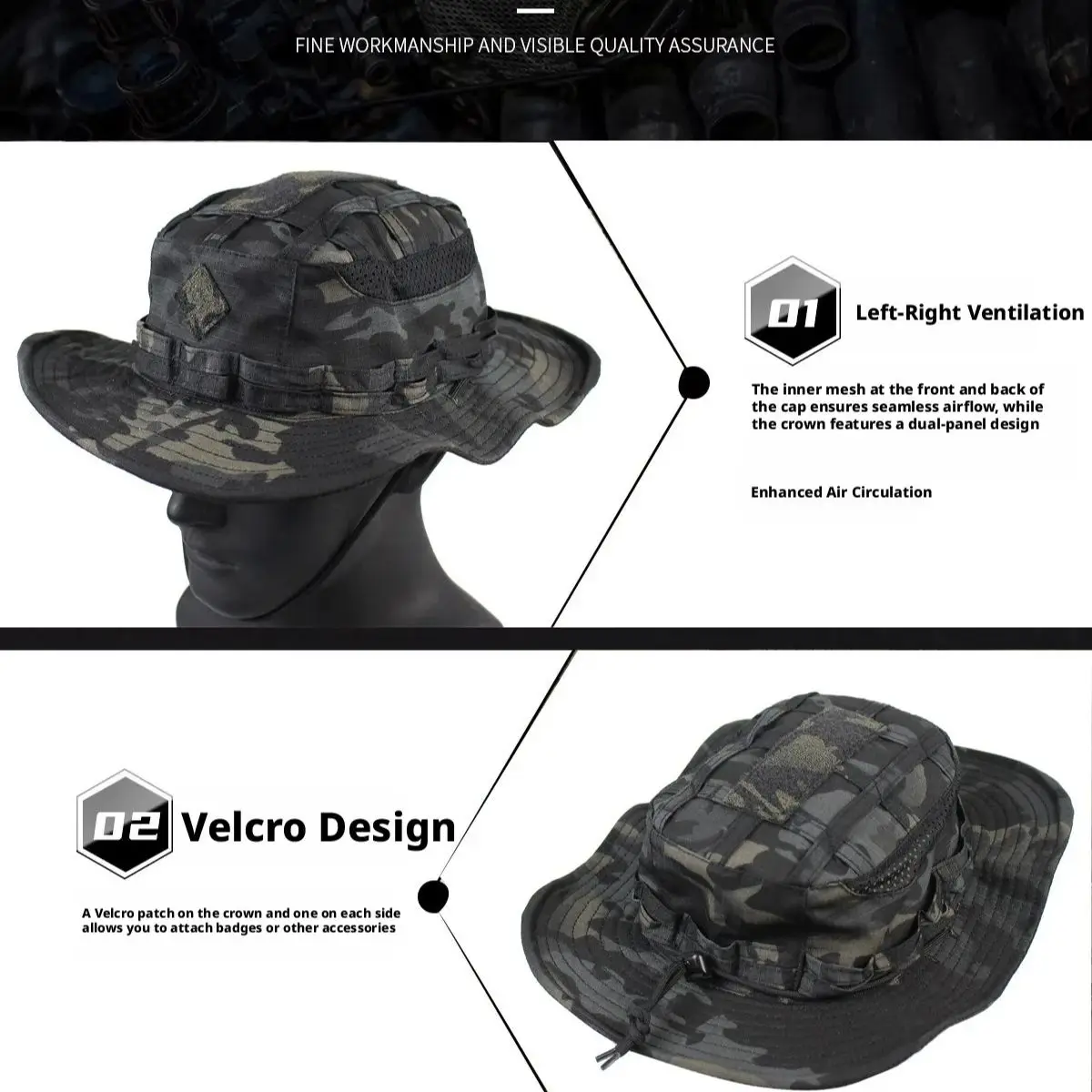 Milspec Tactical Boonie Hat, M – обзор и цена Boonie Hat Tactical