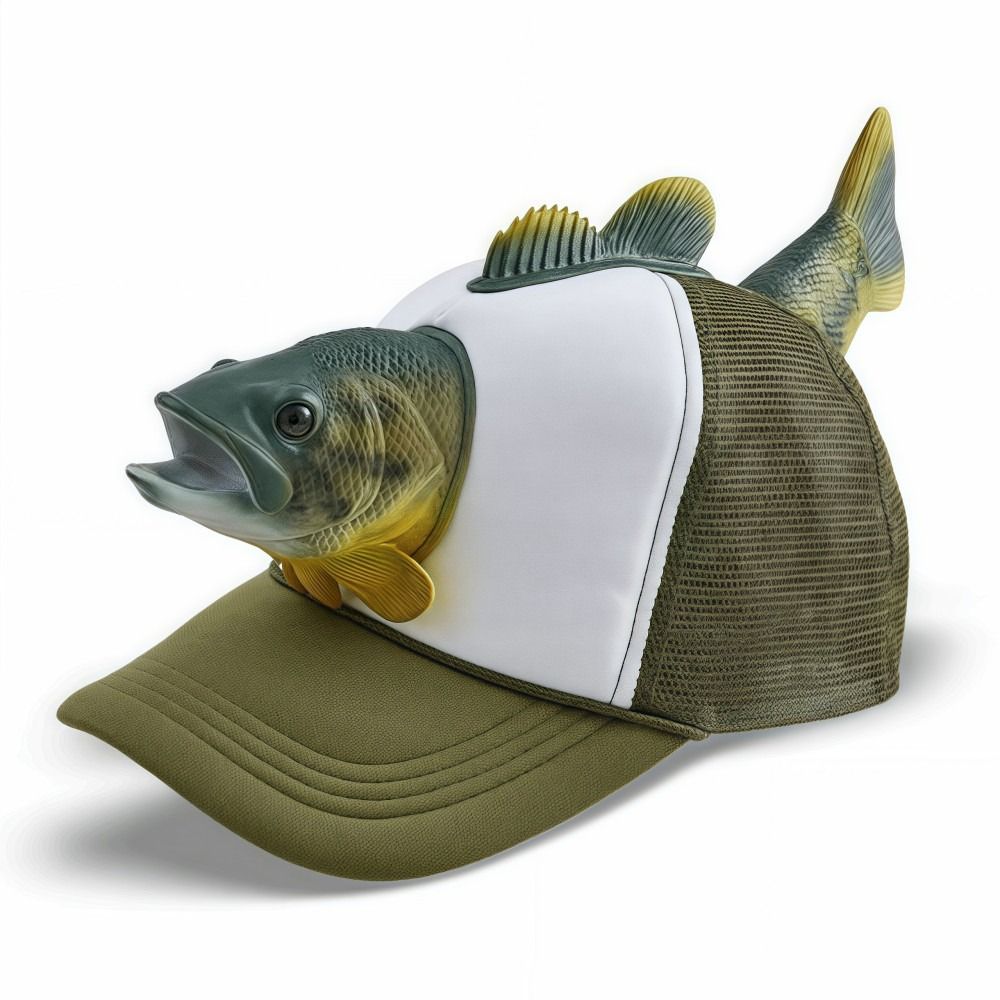 Funny 3D Fish Animal Trucker H – обзор и цена Trucker Cap Mesh