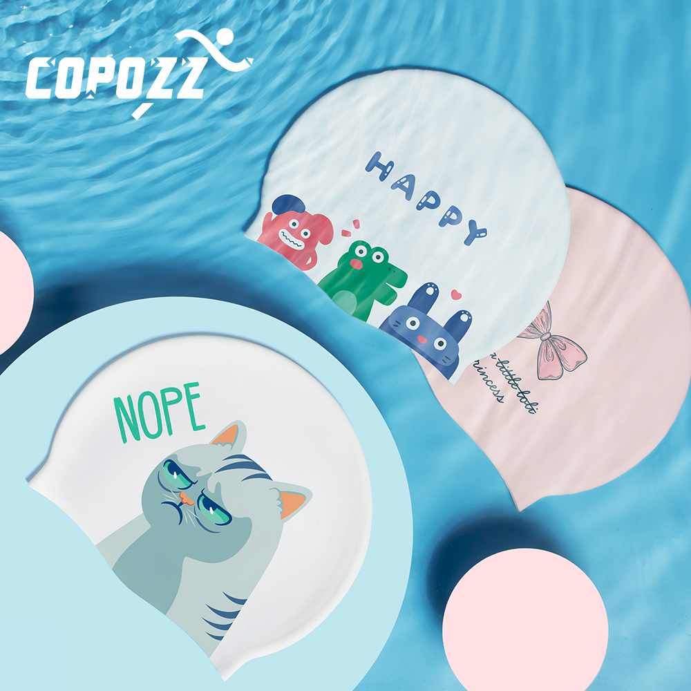 COPOZZ Water Sports Women Men  – обзор и цена Swim Hat Silicone