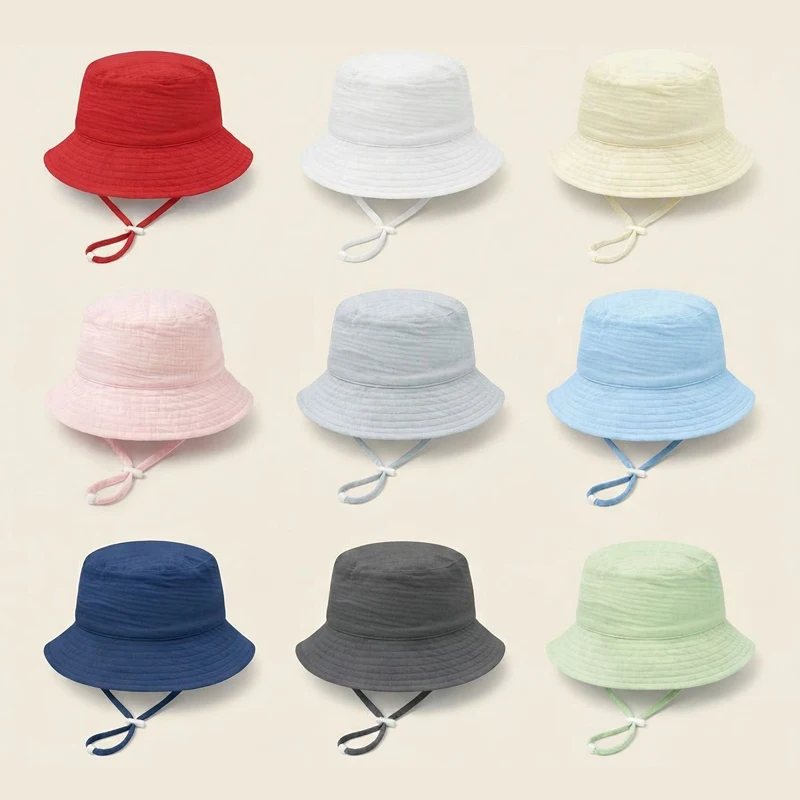 Muslin Baby Summer Hat Adjusta – обзор и цена Bucket Hat Cotton