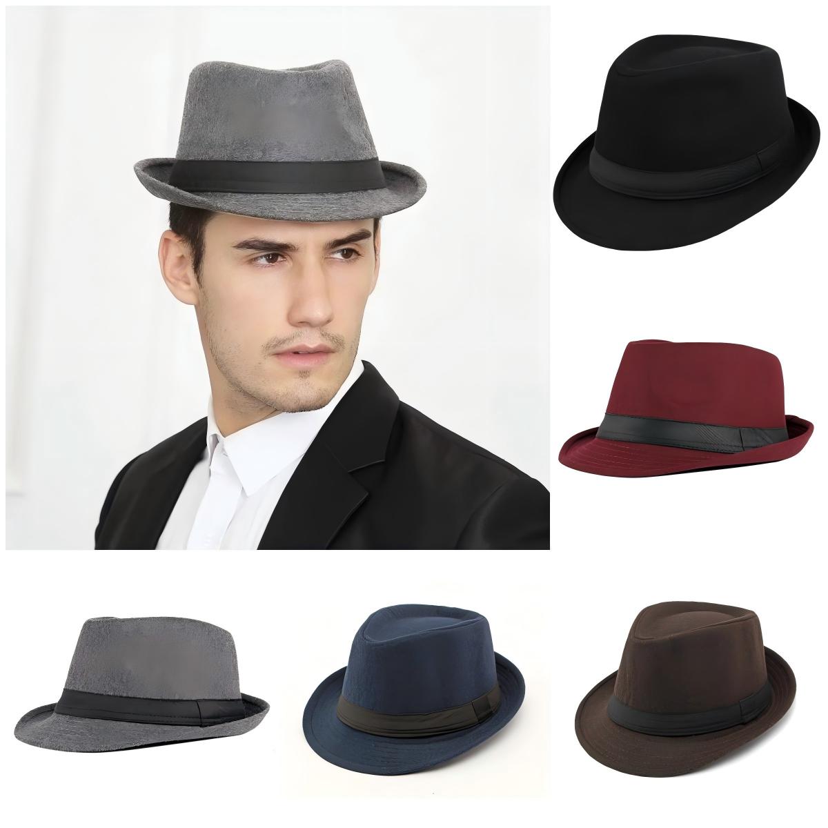 Hat for Men New Autumn Winter  – обзор и цена Fedora Hat Wool