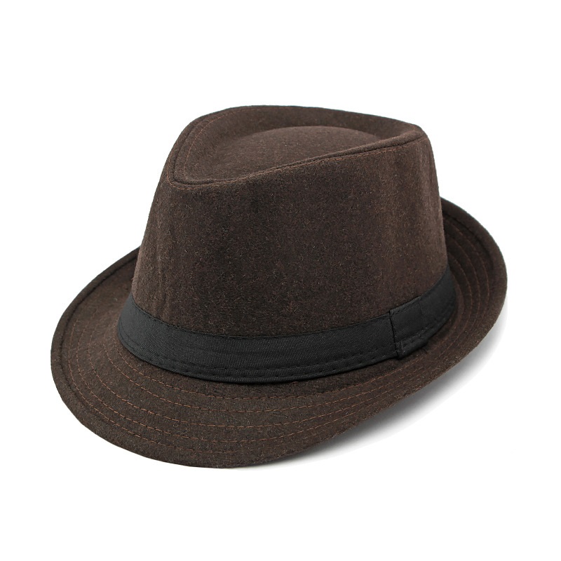 Hat for Men New Autumn Winter  – обзор и цена Fedora Hat Wool