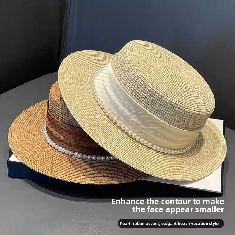 2025 New Style Hat Retro Flat  – обзор и цена Sun Hat Wide Brim