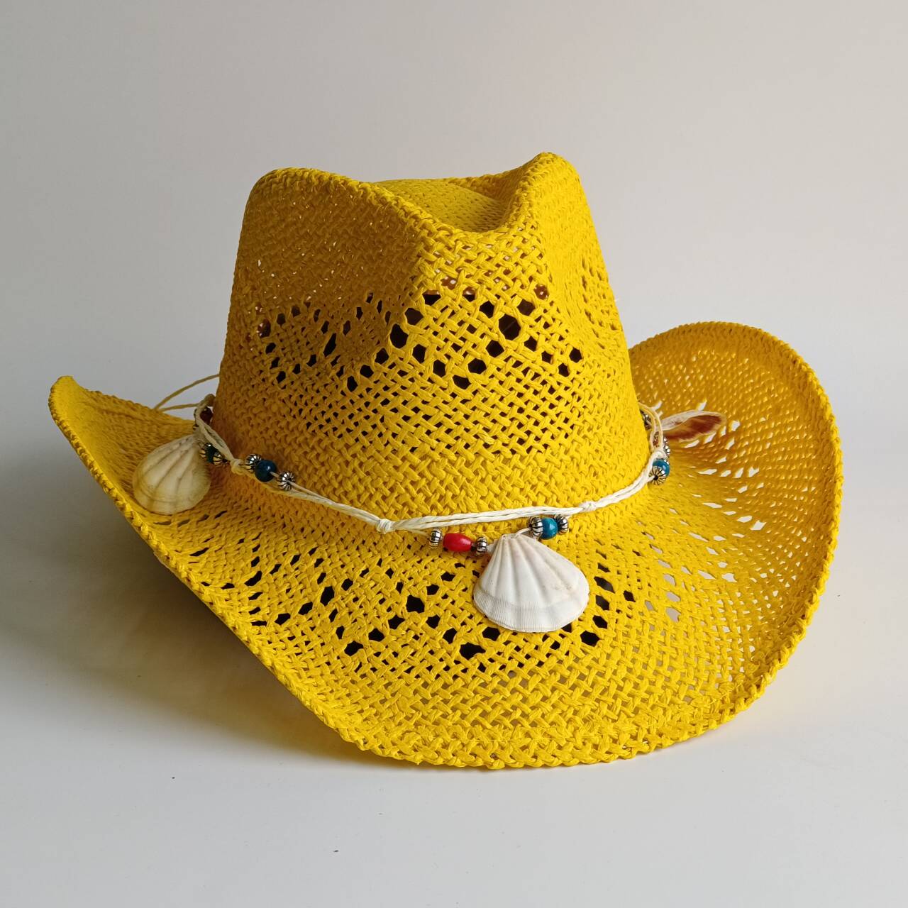Bright yellow Cowboy Straw Hat – обзор и цена Cowboy Hat Straw