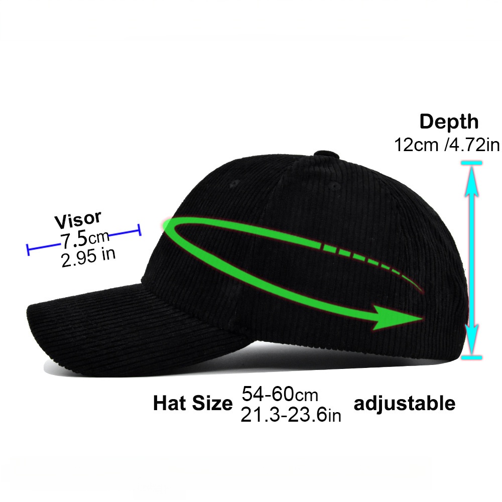 Corduroy Trucker Hat Unisex 5  – обзор и цена Corduroy Cap 5 Panel