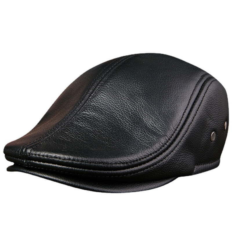 Genuine Cowhide Leather Men Be – обзор и цена Baseball Cap Structured