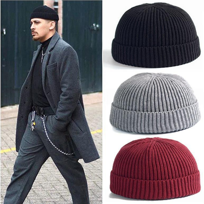 Winter Knitted Hat Warm Outdoo – обзор и цена Beanie Cuffed Knit