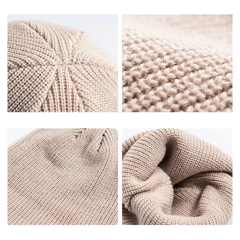 Winter Knitted Hat Warm Outdoo – обзор и цена Beanie Cuffed Knit