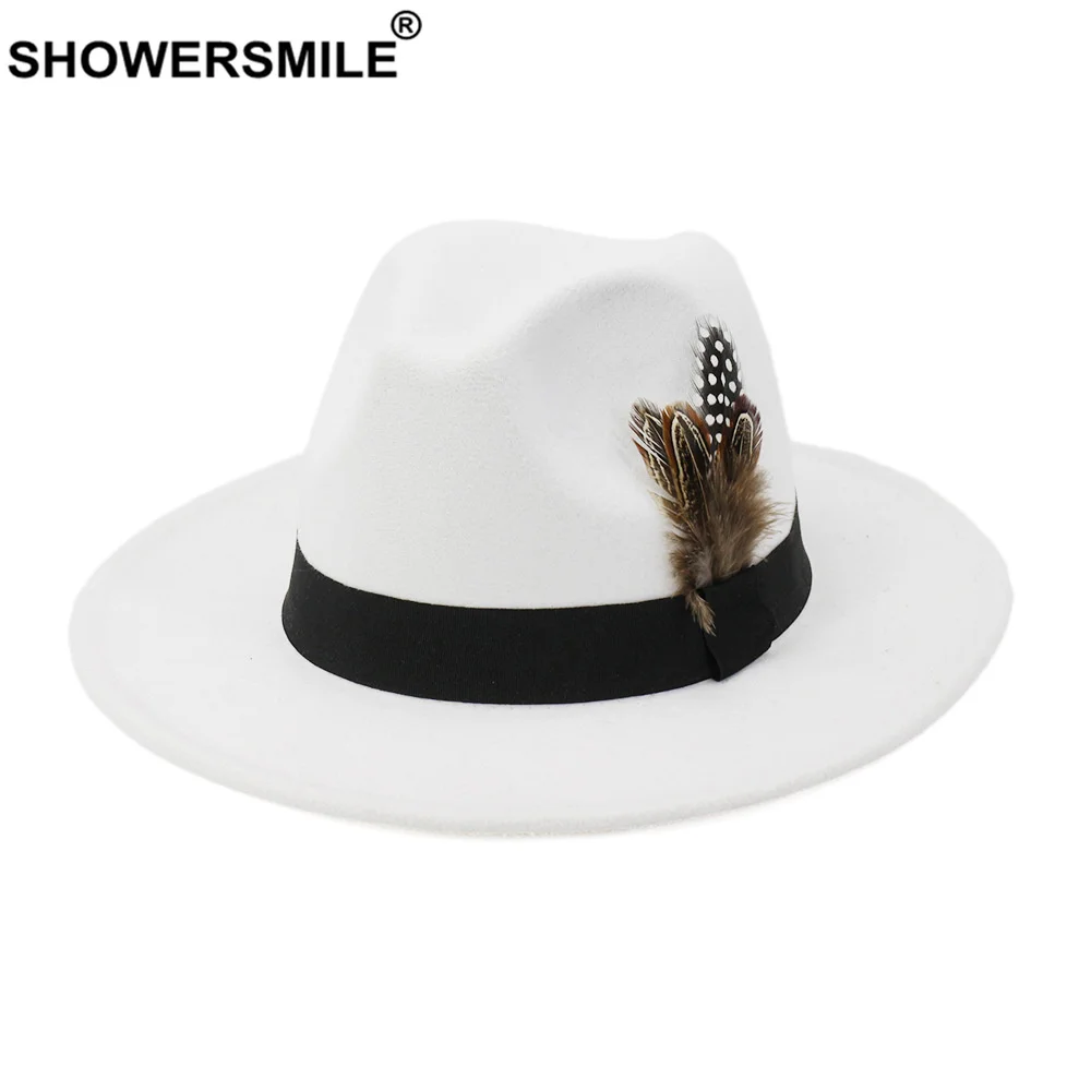 SHOWERSMILE Royal Blue Women M – обзор и цена Fedora Hat Wool