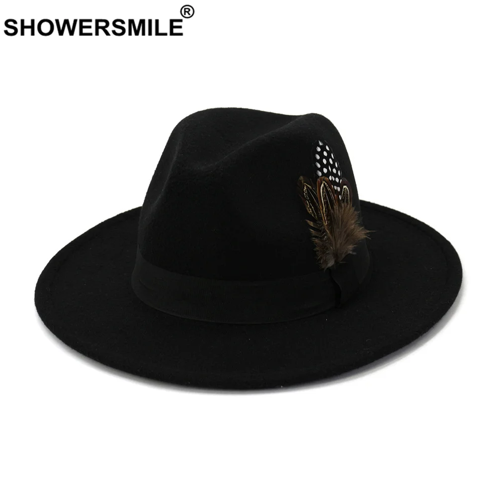 SHOWERSMILE Royal Blue Women M – обзор и цена Fedora Hat Wool