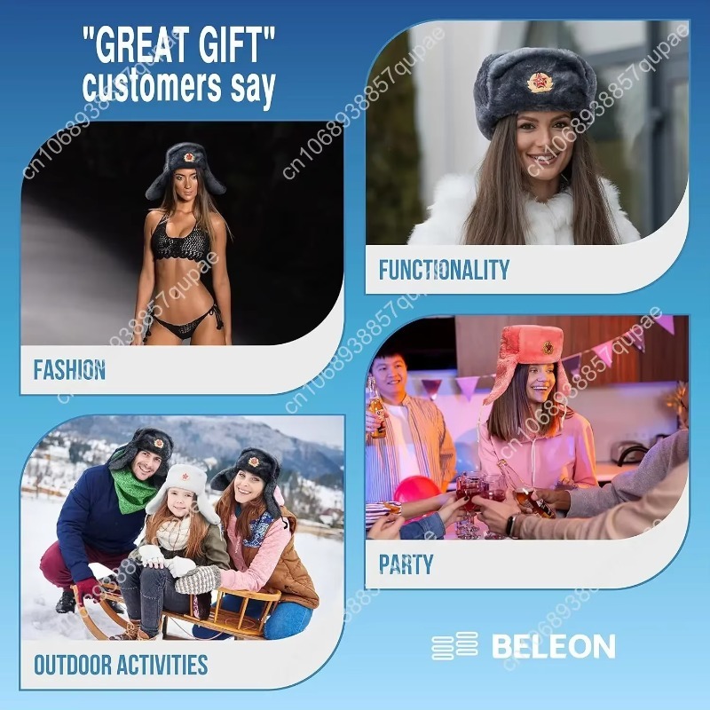 BELEON Ushanka Russian Fur Hat – обзор и цена Winter Trapper Hat