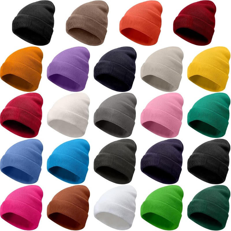 1pc Winter Warm Thick Beanie H – обзор и цена Beanie Cuffed Knit