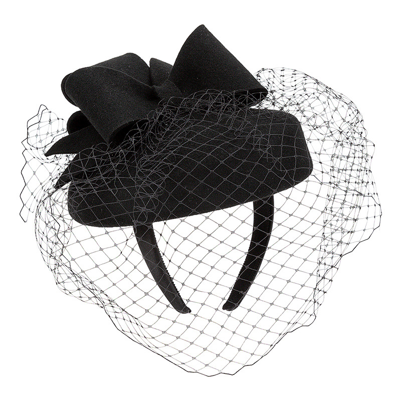 French Black Beret Fascinator  – обзор и цена Beret French Wool