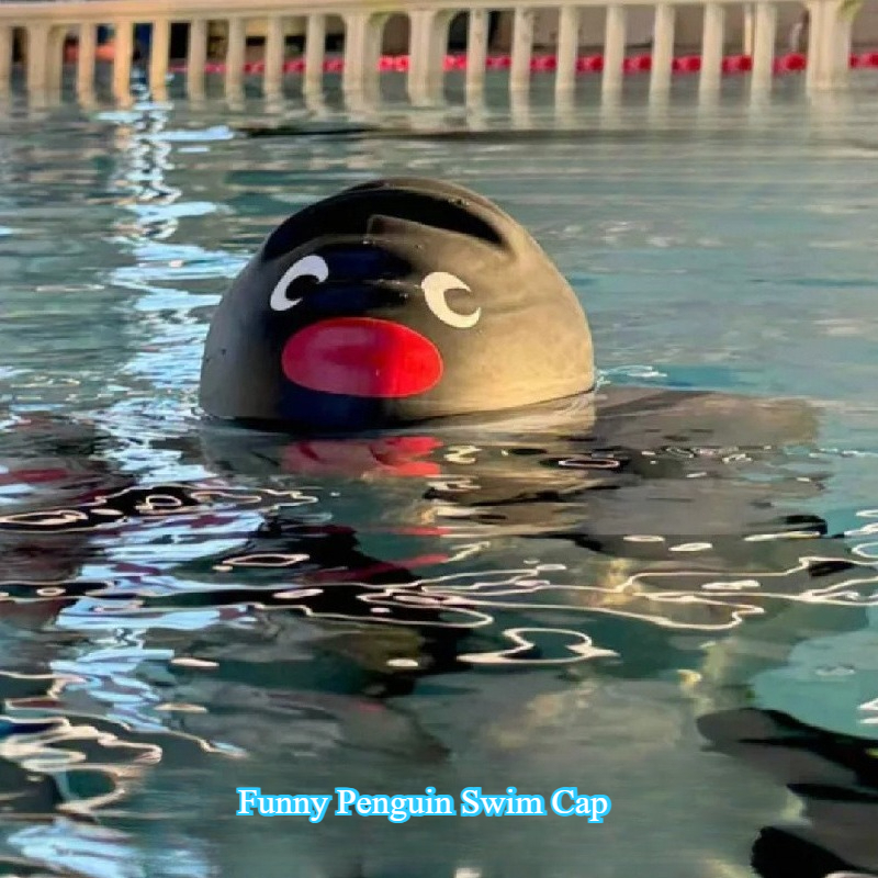 Funny Penguin Swim Cap for Adu – обзор и цена Swim Hat Silicone