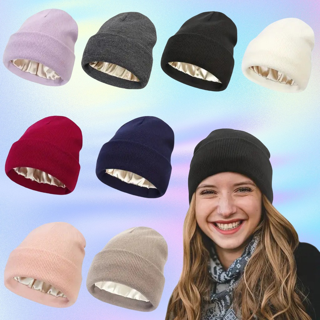 Unisex Satin Lined Anti Static – обзор и цена Beanie Cuffed Knit