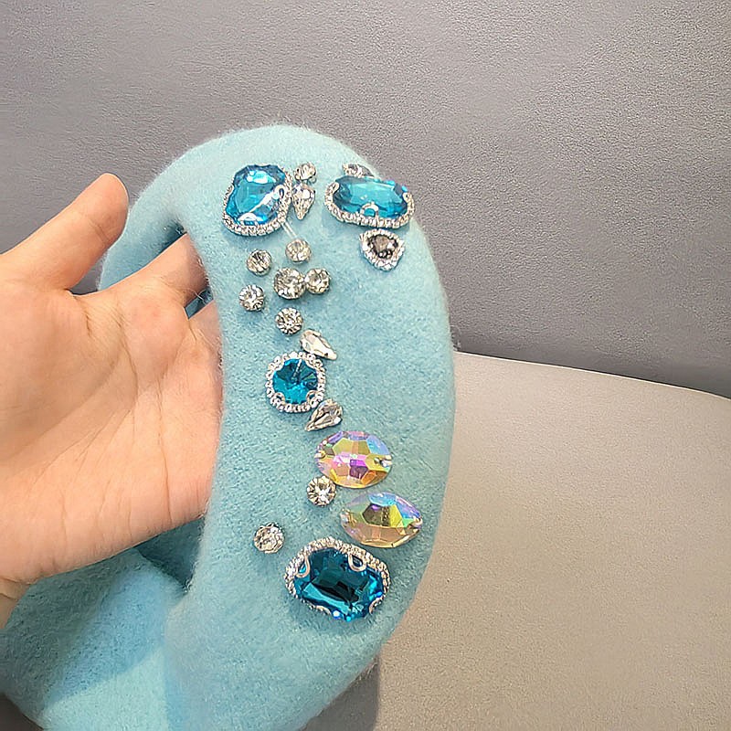French Beret Thick Rhinestone  – обзор и цена Beret French Wool