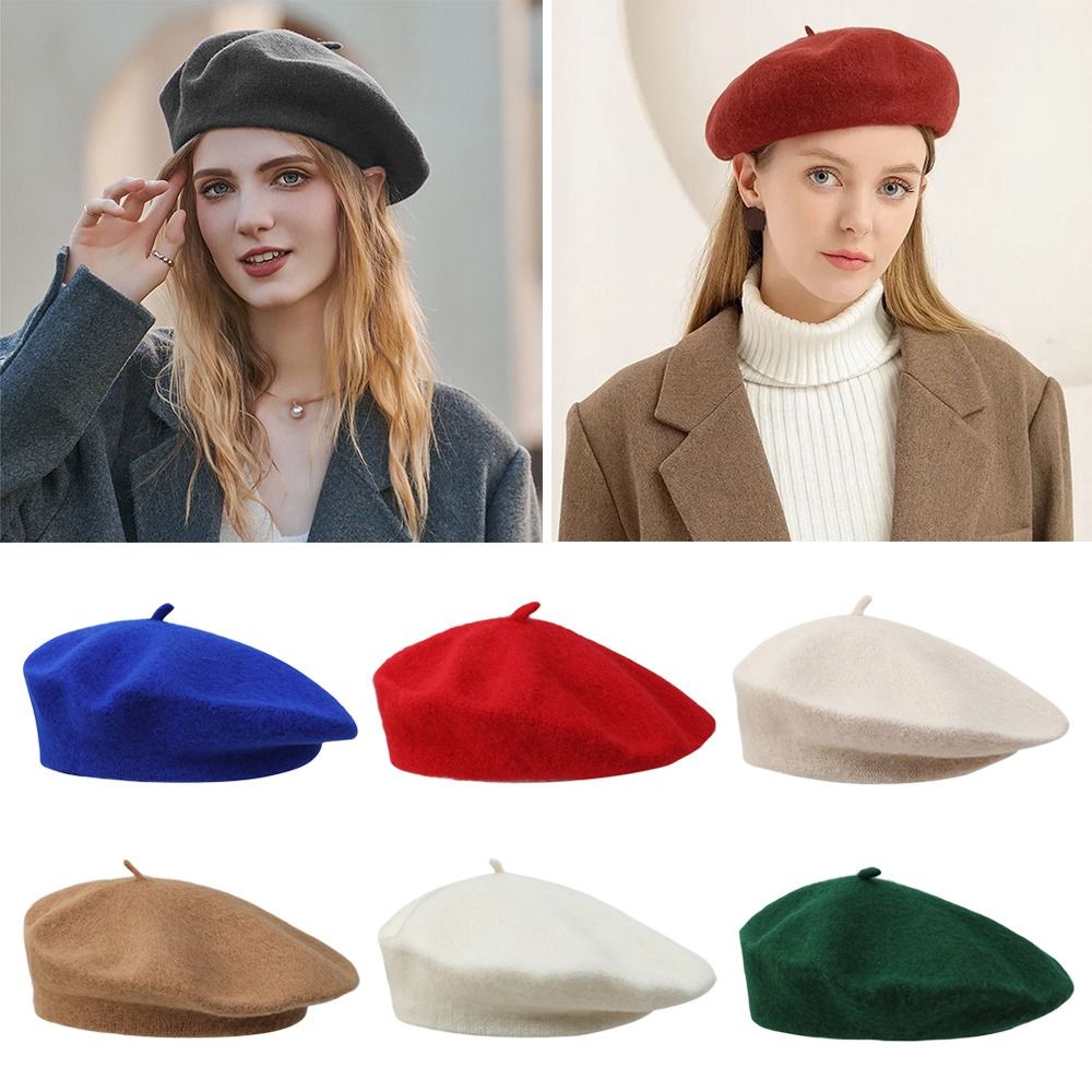 Fashion Warm Winter Wool Beret – обзор и цена Beret French Wool