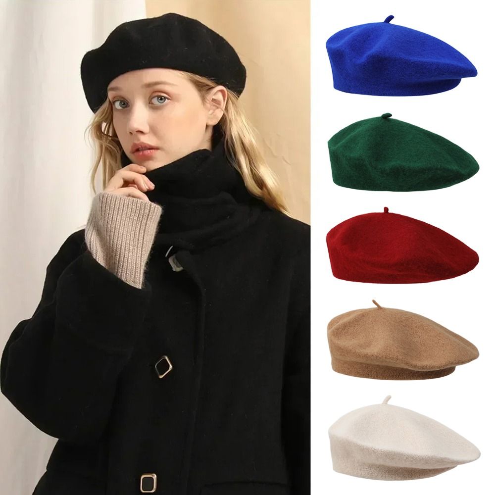 Fashion Warm Winter Wool Beret – обзор и цена Beret French Wool