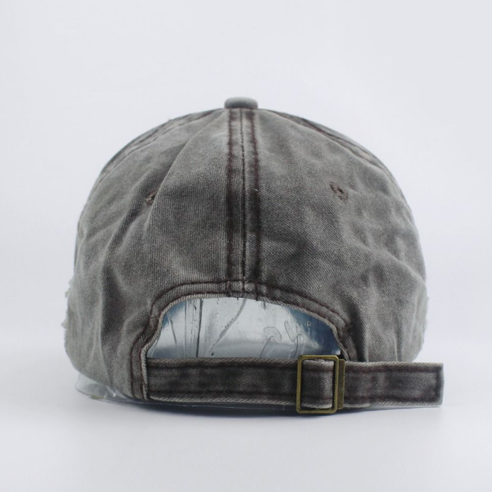 Outdoor Washed Denim Letters B – обзор и цена Dad Hat Cotton