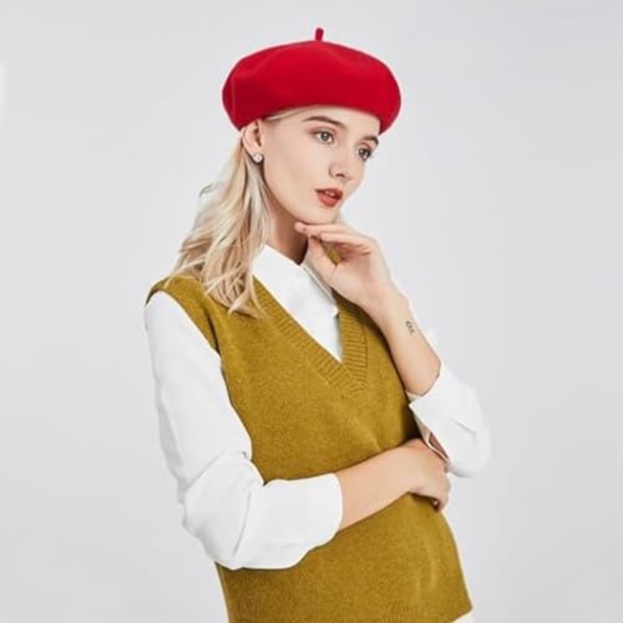 Women's Beret Hats Chic French – обзор и цена Beret French Wool