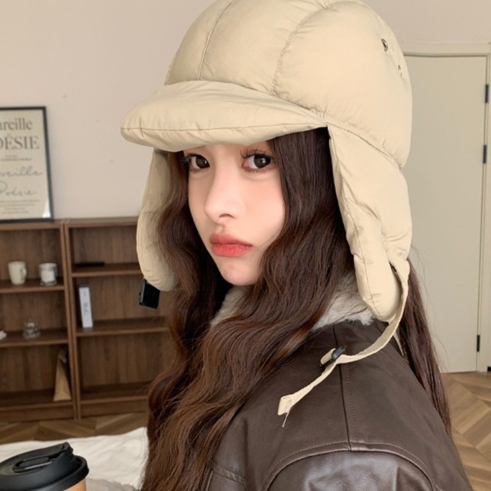 Solid Color Padded Bomber Hats – обзор и цена Winter Trapper Hat
