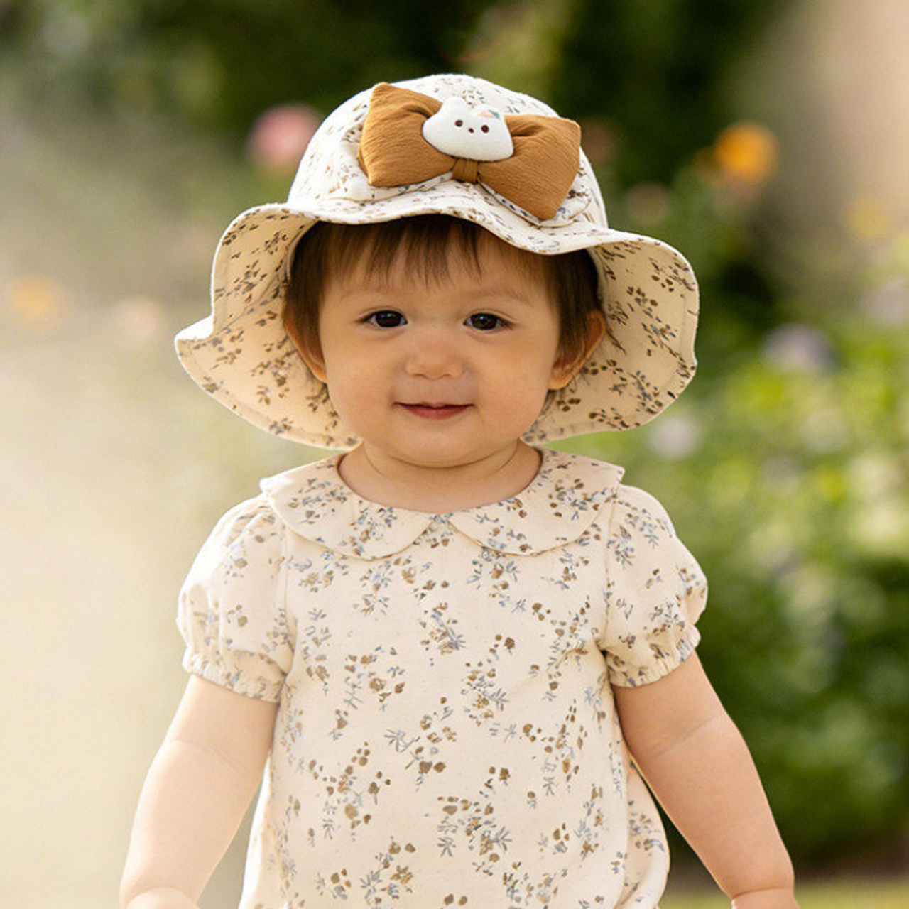 Baby Ruffle Brim Basin Cap Spr – обзор и цена Bucket Hat Cotton