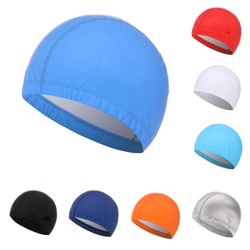 PU Coated Swimming Cap Unisex  – обзор и цена Swim Hat Silicone