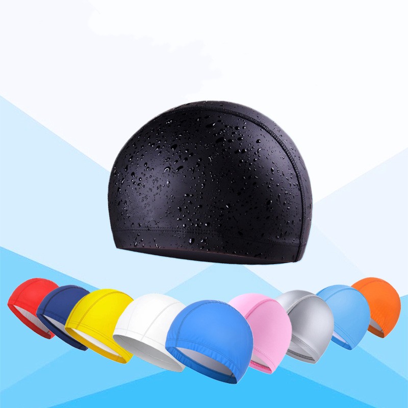 PU Coated Swimming Cap Unisex  – обзор и цена Swim Hat Silicone