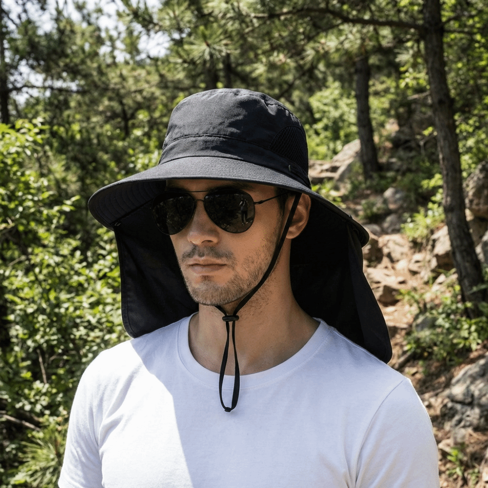 Removable Cloth Men Sun Hat Bi – обзор и цена Visor Sun Hat