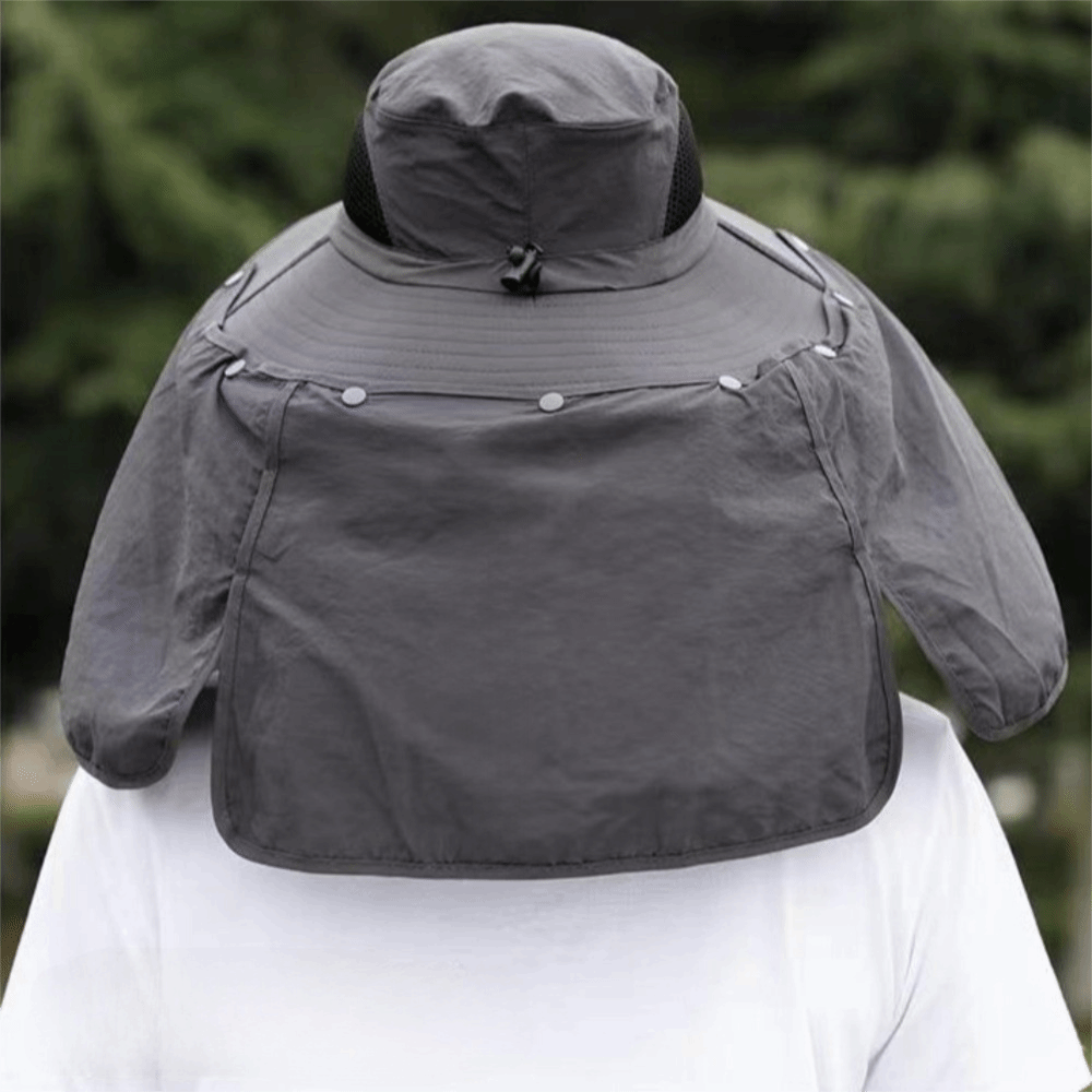 Removable Cloth Men Sun Hat Bi – обзор и цена Visor Sun Hat