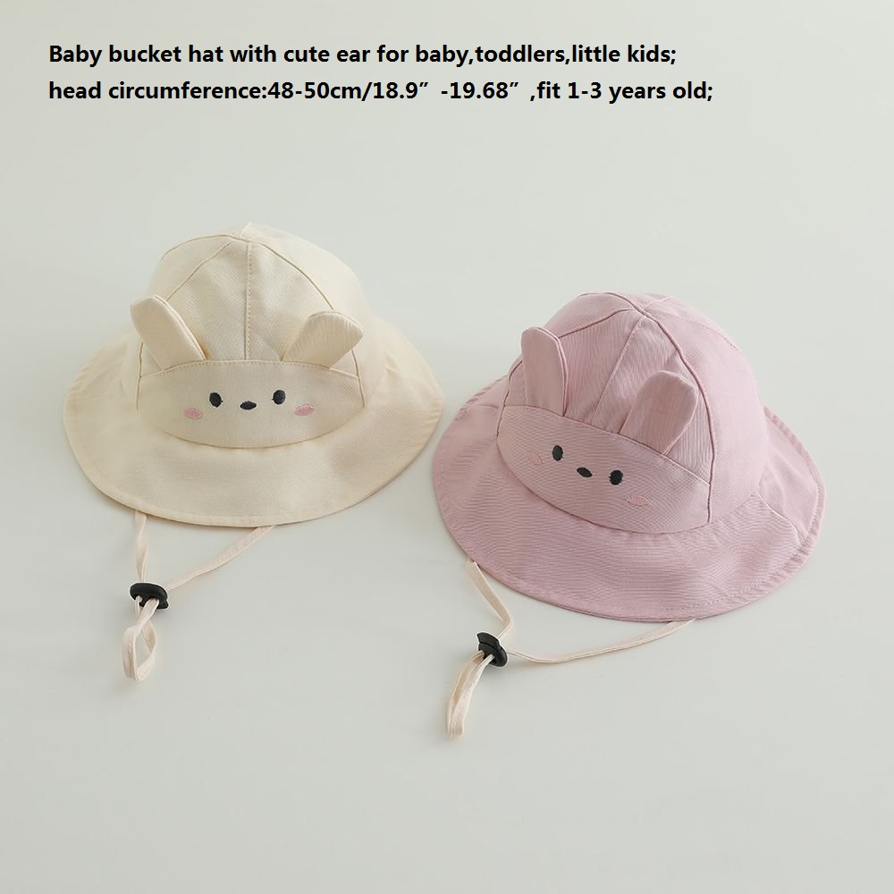 Baby Girls Sun Hat 48-50cm Cot – обзор и цена Bucket Hat Cotton
