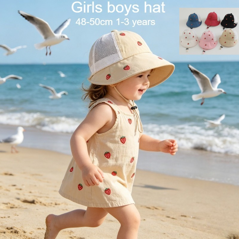 Baby Kids Summer Sun Hat 48-50 – обзор и цена Bucket Hat Cotton