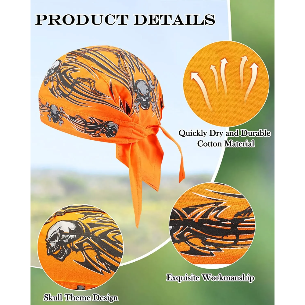 1pc Cycling Skull Pirate Cap H – обзор и цена Skull Cap Helmet Liner