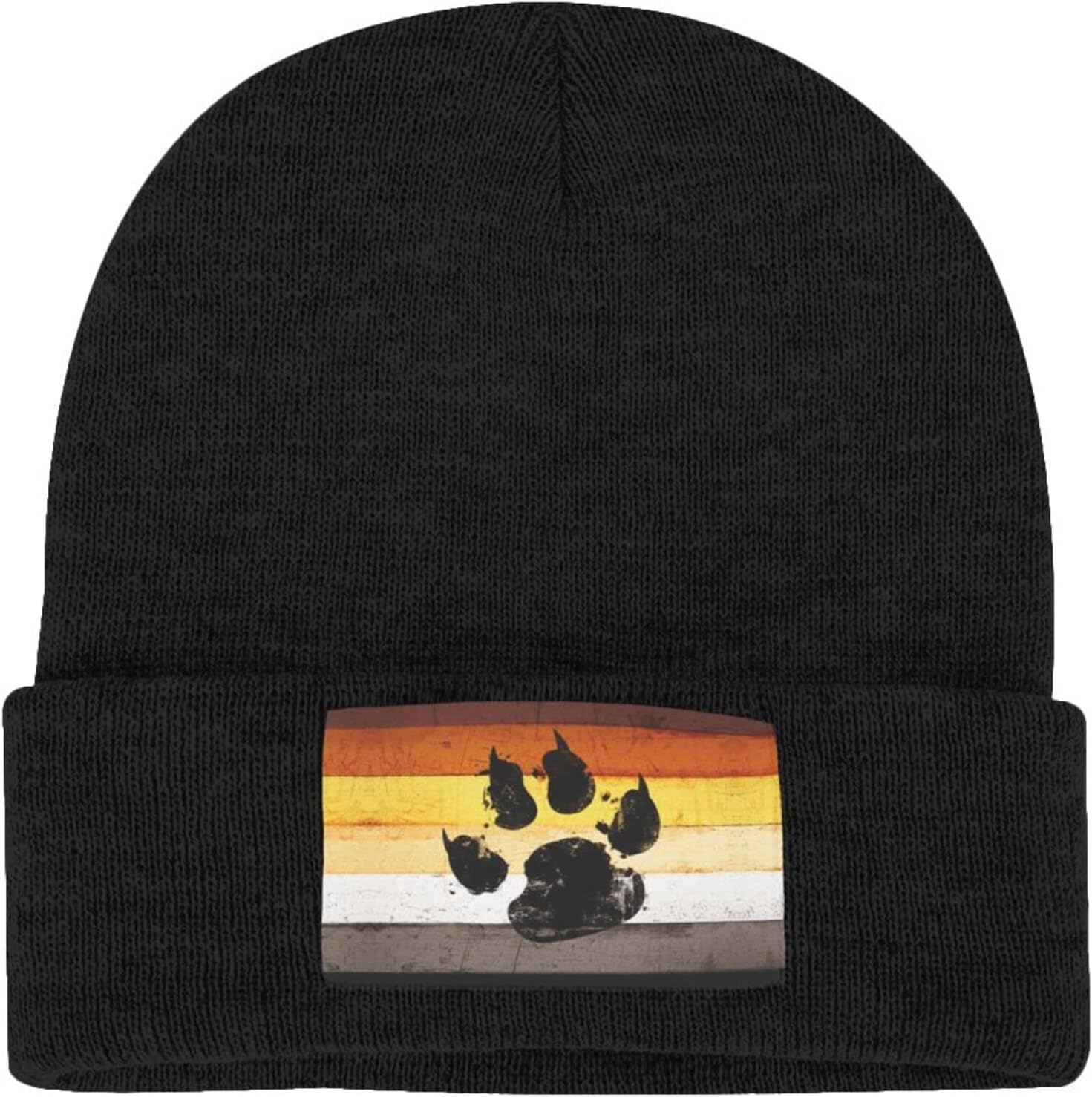 Gay Flag Bear paw LGBT Knit Be – обзор и цена Beanie Cuffed Knit