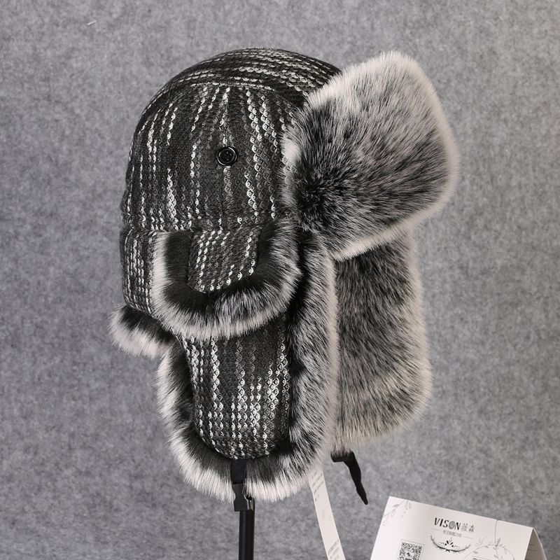 B-8433 Man Bomber Hat Rex Rabb – обзор и цена Trapper Hat Ear Flap