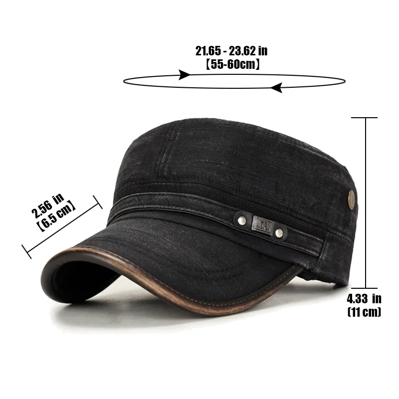 Leather Brim Washed Distressed – обзор и цена Dad Hat Cotton